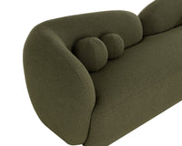Esme 98.25" Olive Green Bouclé Sofa