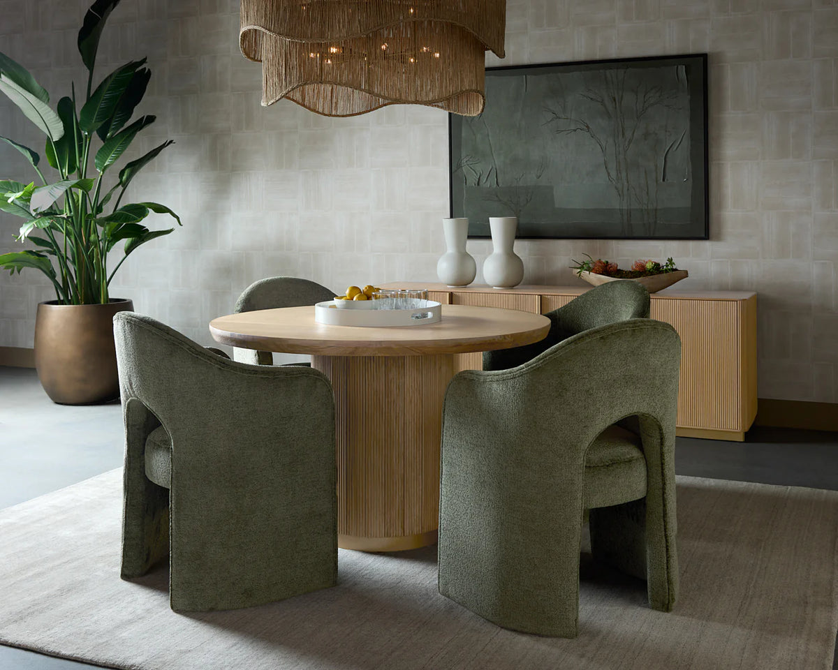 Rhine Natural Jute & Antique Brass Chandelier