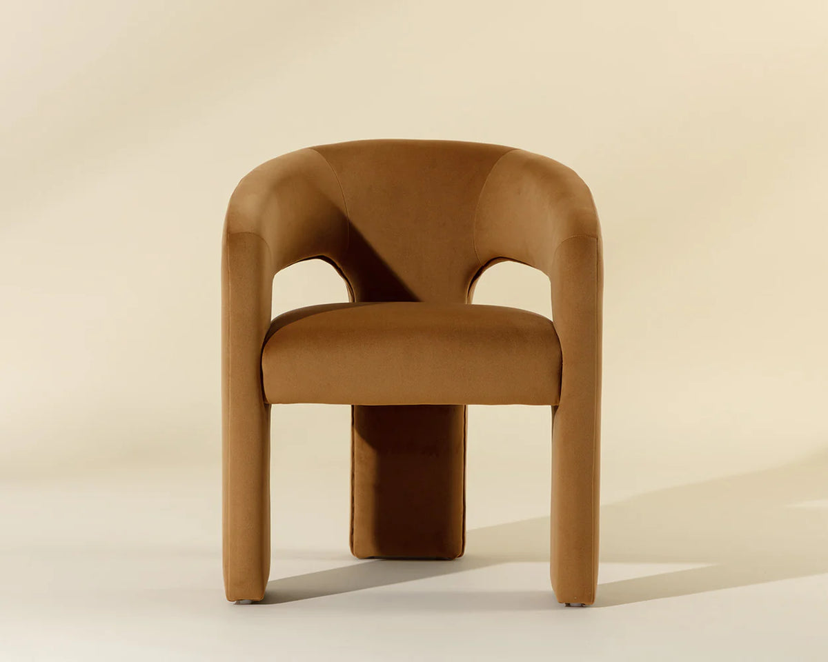 Isidore Meg Gold Upholstered Dining Chair