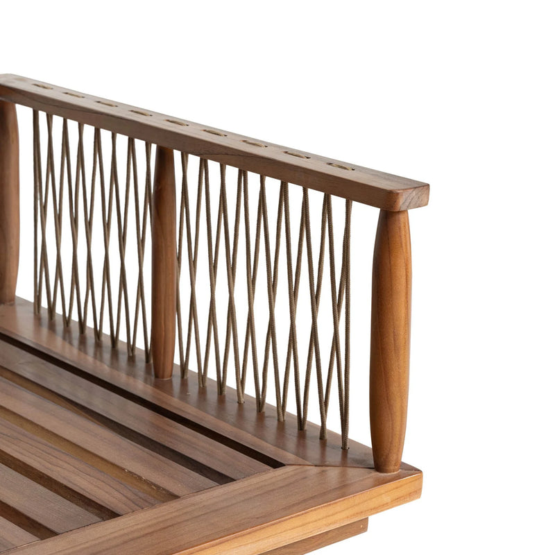 Amellia 64" Outdoor Teak Loveseat