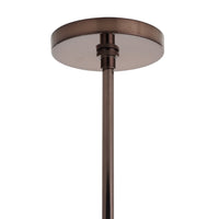 Park 60" Smoke Glass & Brown Nickel Finish Chandelier