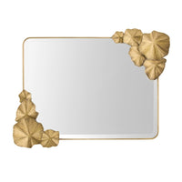 Ismerie Gold Lily Pad Mirror