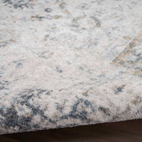 Pheobe Ivory & Blue Washable Area Rug