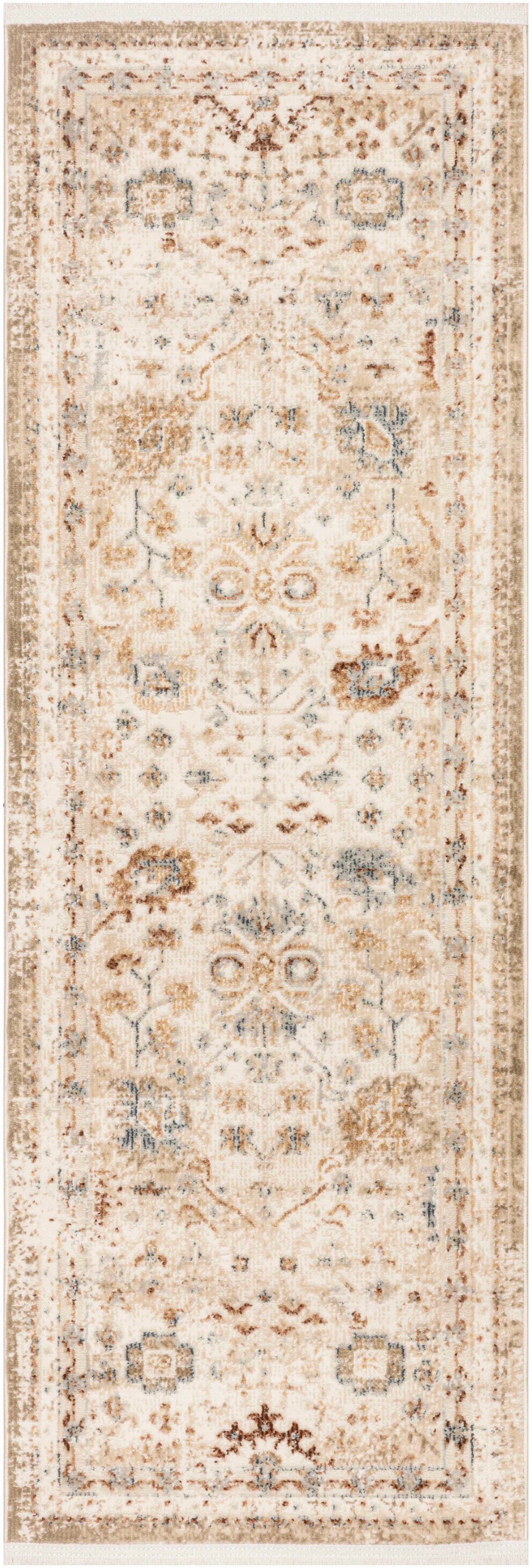 Isabeau Rust Ivory Area Rug