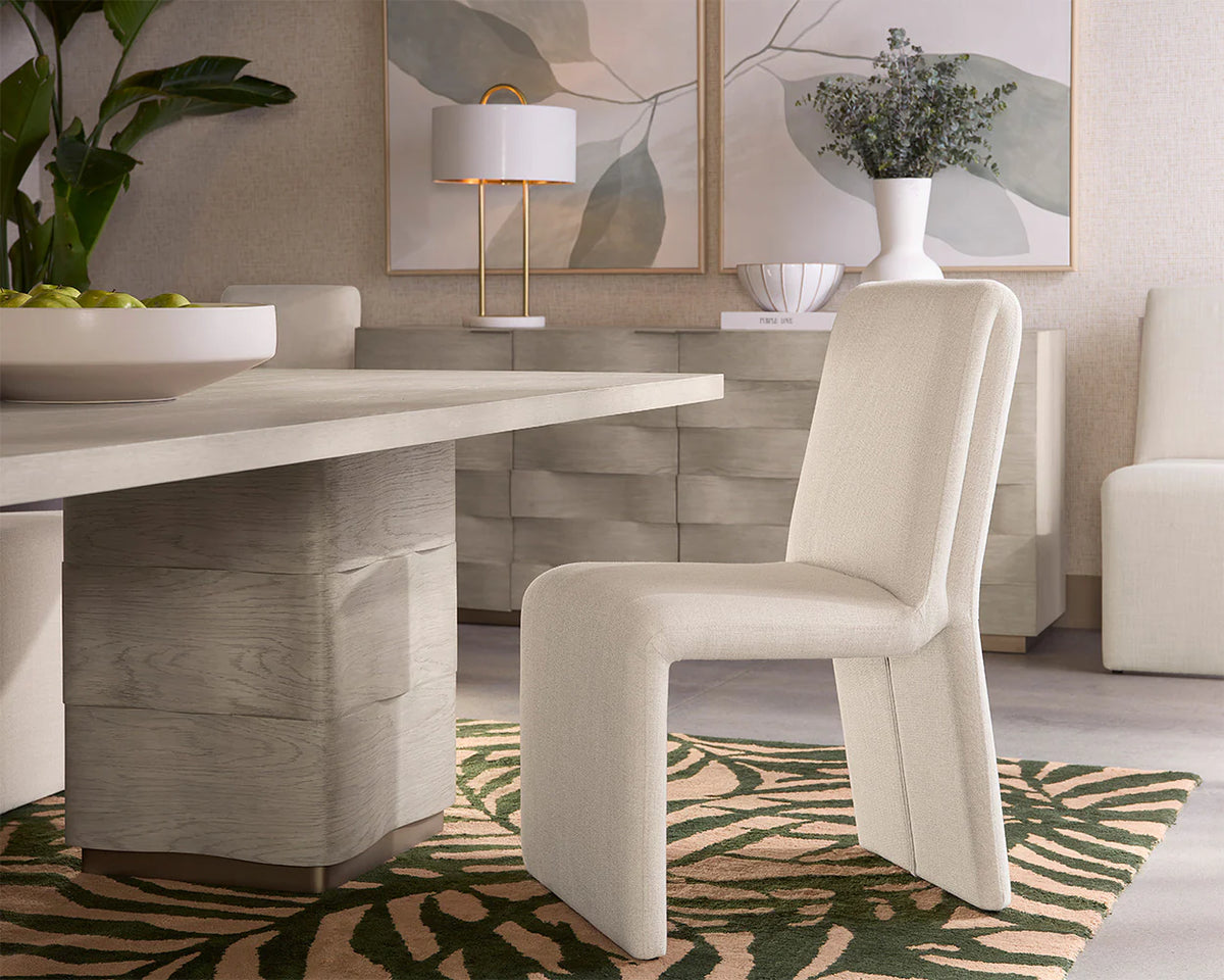Cascata Linen Upholstered Dining Chair