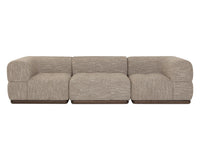 Mallo Dusty Greige Modular Corner Armless Chair