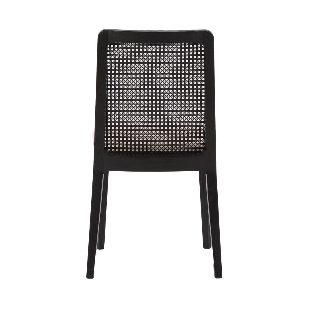 Cane Black Dining Chair (Set of 2)