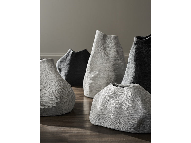 Jaden Hand-woven Rope in White Wash Urn (Available in 3 Sizes)