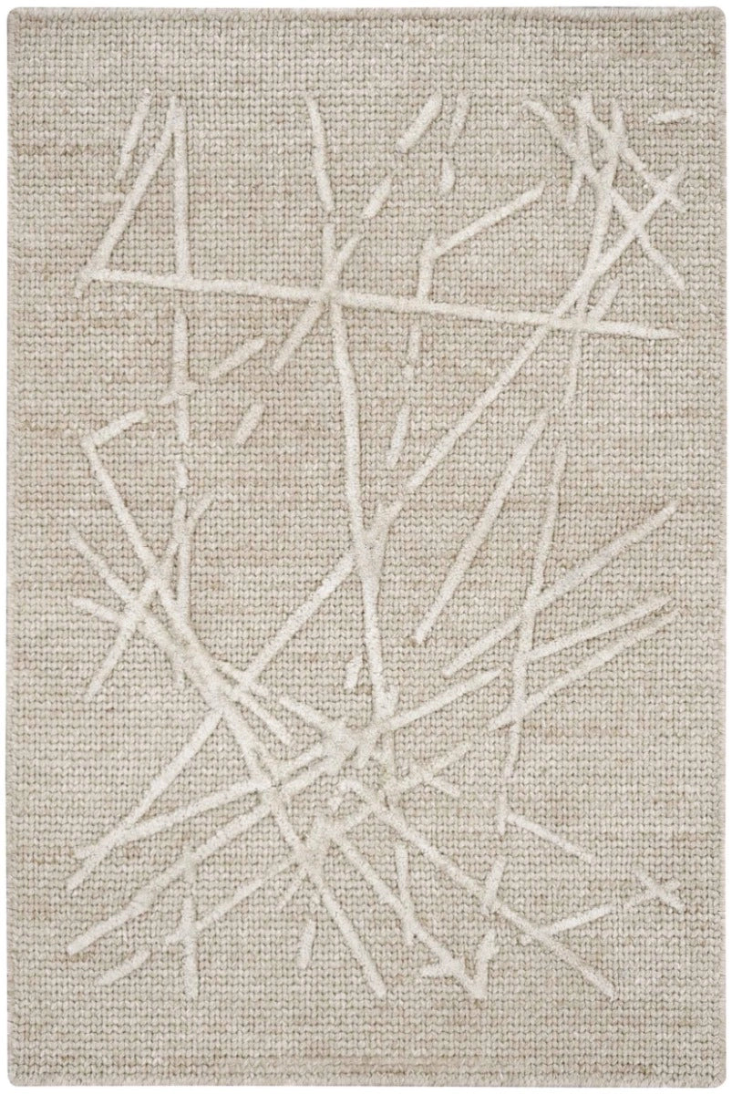 Alexis Modern Rrhythmic Taupe Area Rug