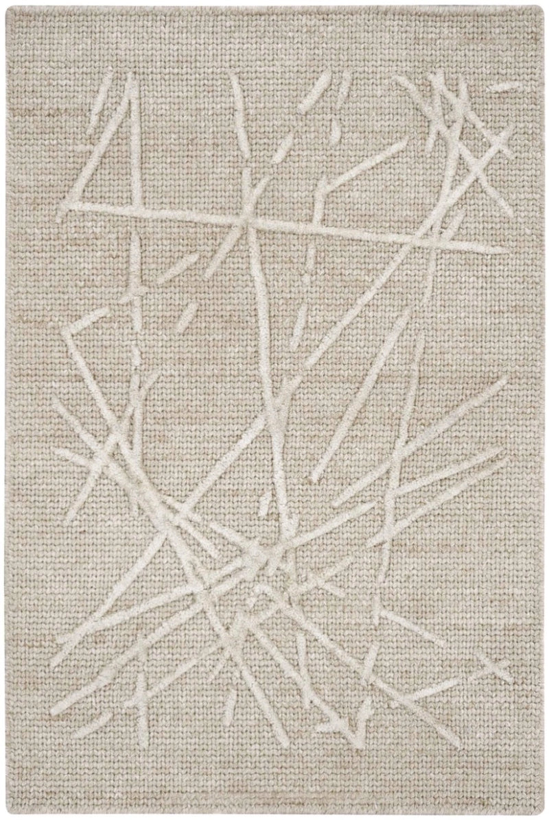 Alexis Modern Rrhythmic Taupe Area Rug