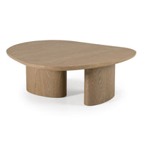Olin Modern 3-Piece Buckwheat + Onyx Nesting Coffee Table Set