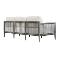 Clara 80" White & Grey Outdoor Sofa