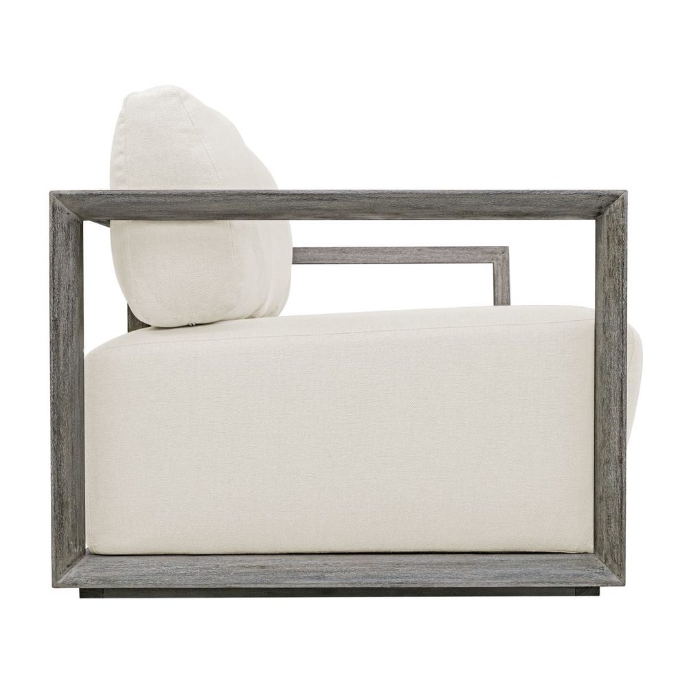 Richie 107" White & Weathered Grey Outdoor Sofa