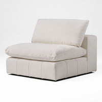 Terra Modern Off White Fabric Modular Sectional Sofa