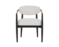Marita Cream & Black Indoor/Outdoor Armchair