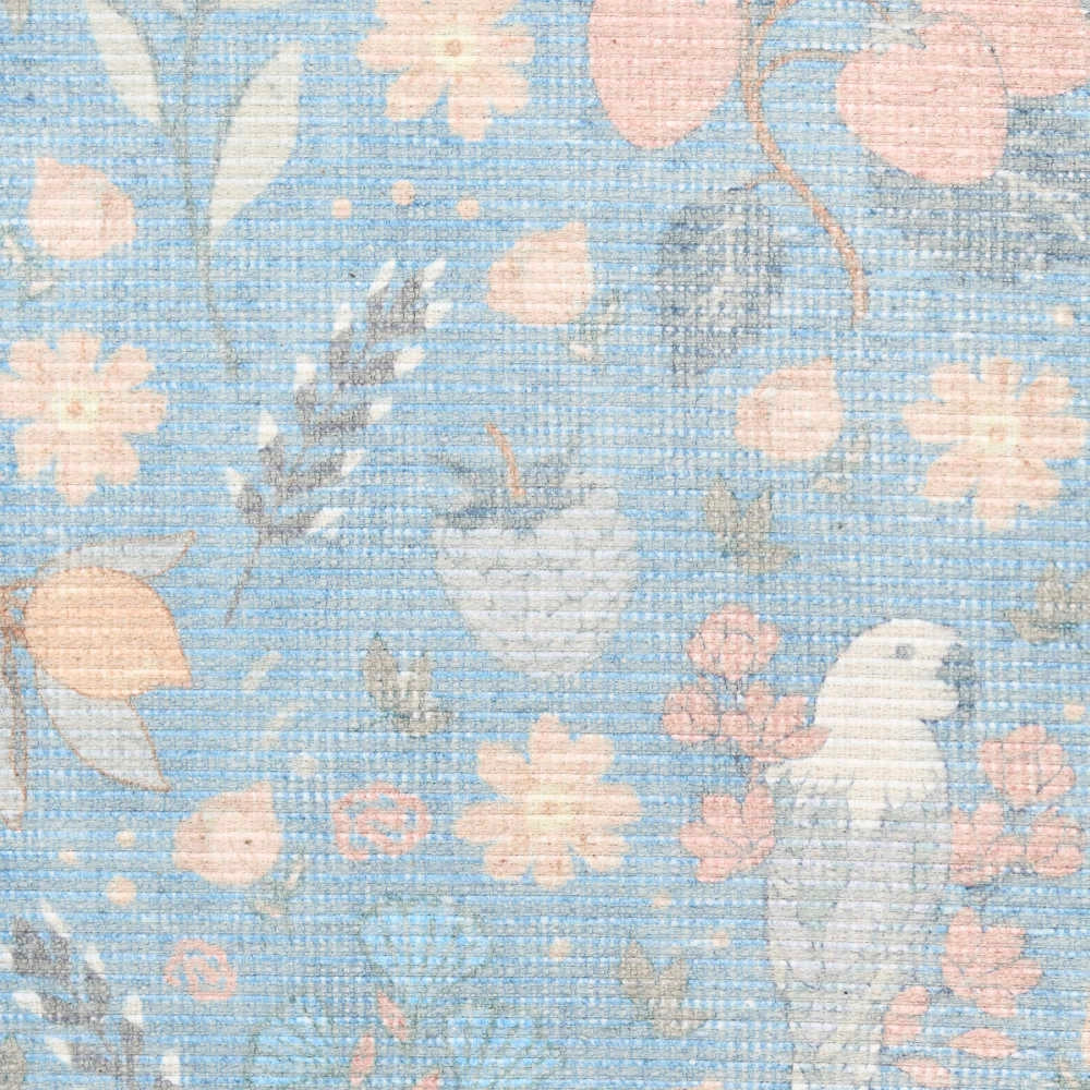 Elara Light Blue Multicolor Area Rug