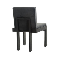 Matilda Midnight Grey Velvet Dining Chair