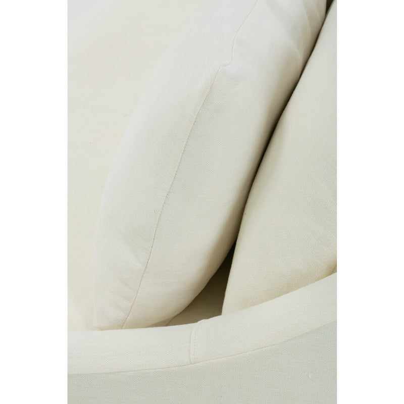 Austyn 85" White Slipcovered Cloud Sofa