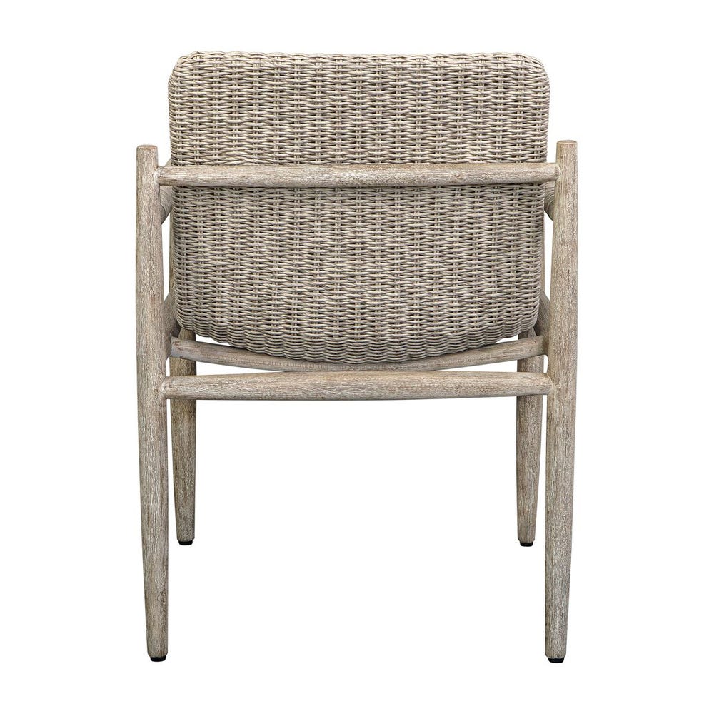 Audrey All Weather Outdoor Oatmeal Dining Chair
