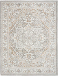 Marisol Floral Vine Light Grey Area Rug
