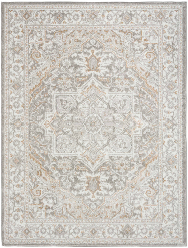 Marisol Floral Vine Light Grey Area Rug