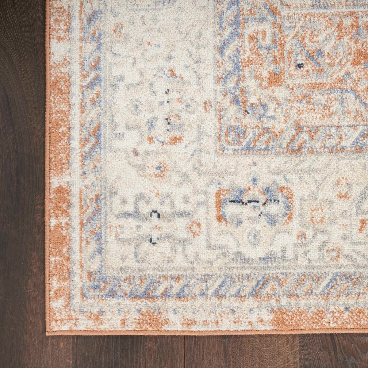 Yasna Medalian Beige/Blue Indoor/Outdoor Area Rug