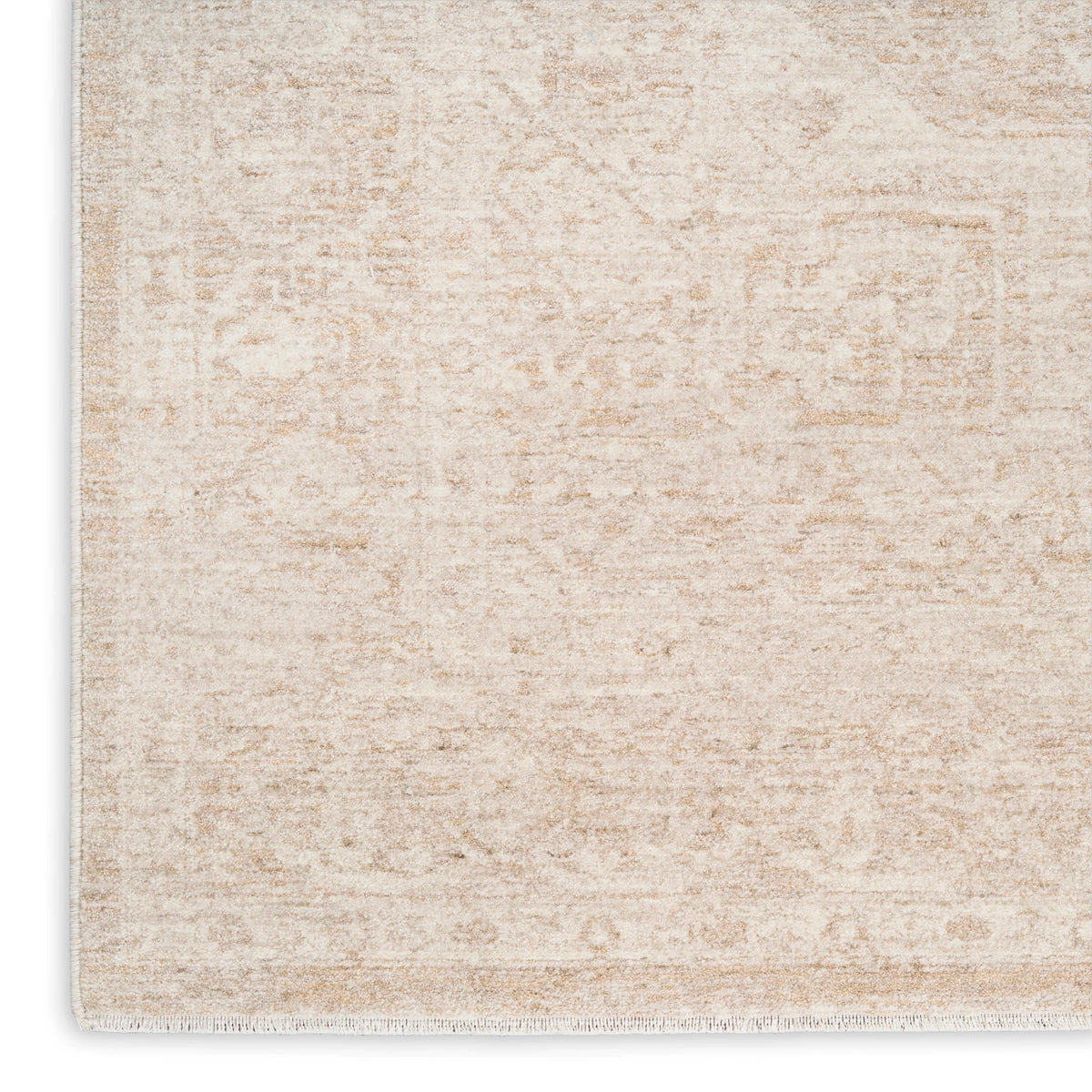 Lucienne Beige Medallion Area Rug