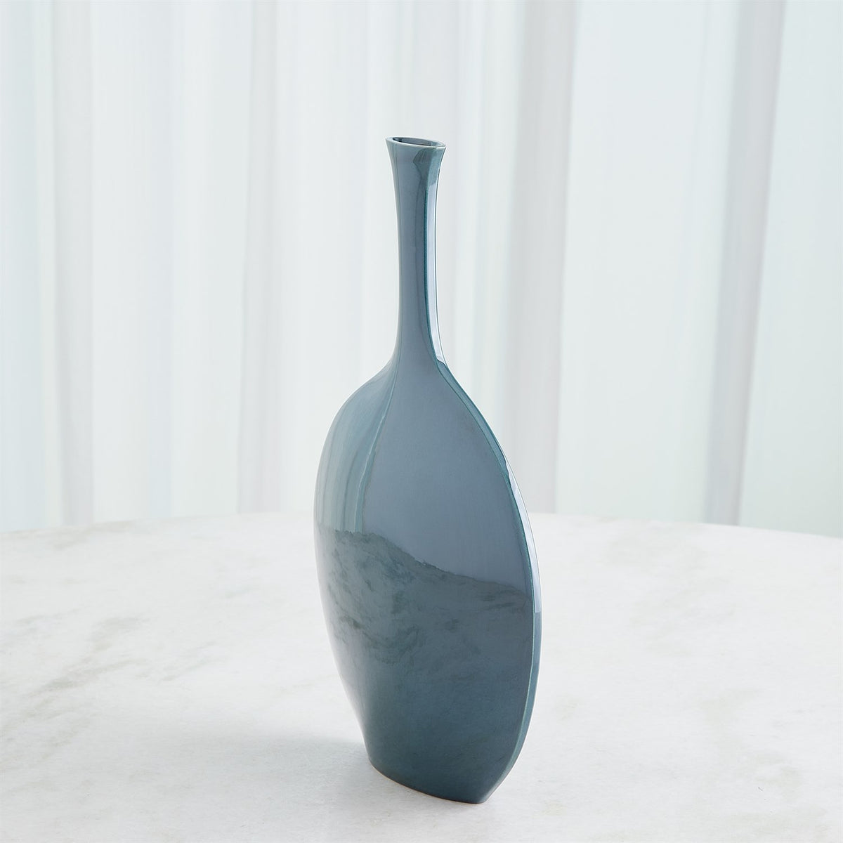 Silhouette Blue Ceramic Vase (3 Sizes Available)