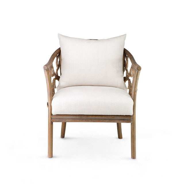 Ettah Driftwood & Linen Armchair