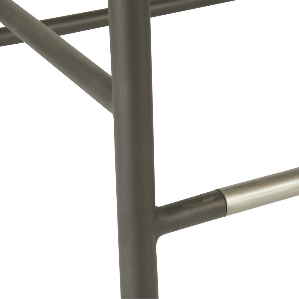 Enzo Buff Plain Weave Outdoor Bar Stool