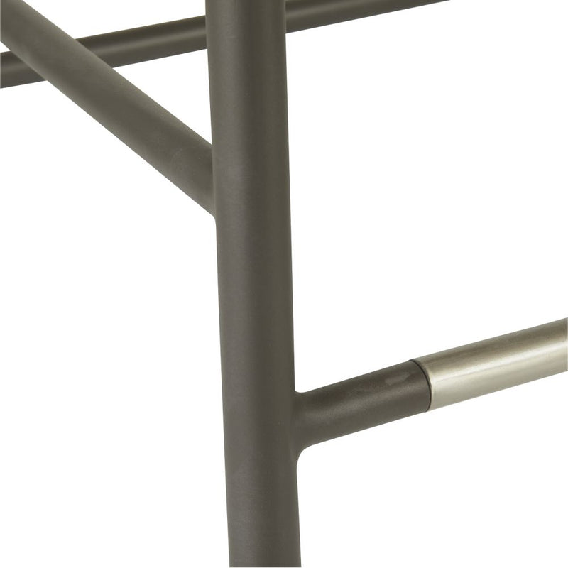 Enzo Buff Plain Weave Outdoor Bar Stool