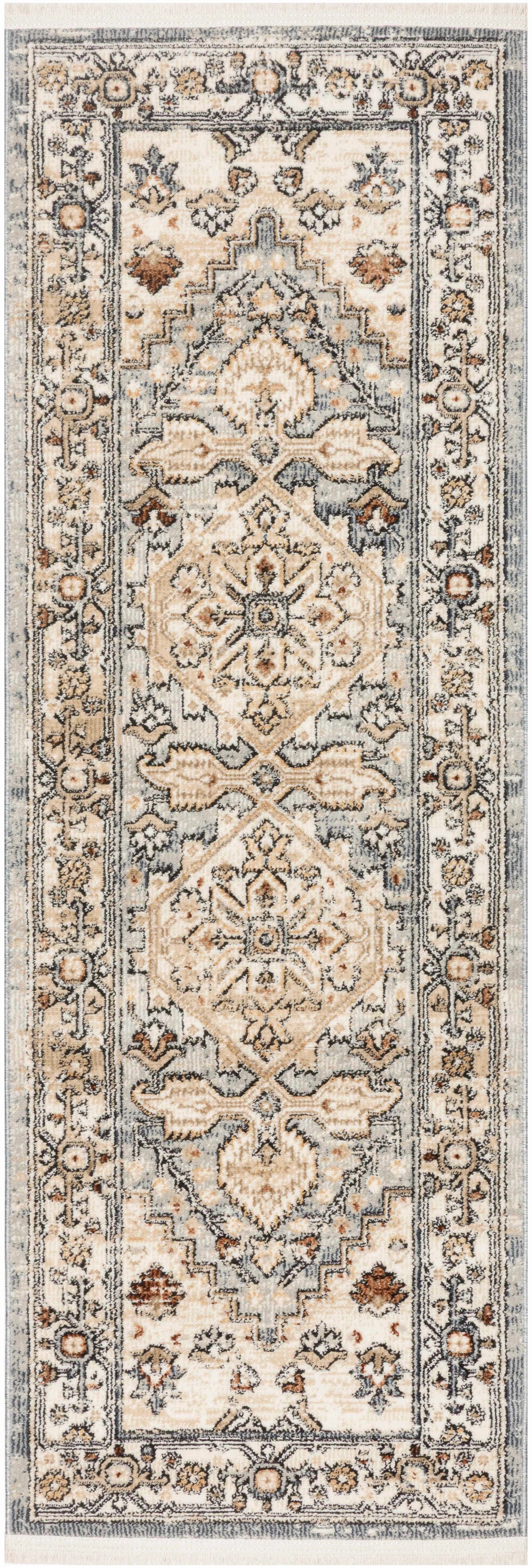 Isabeau Blue Taupe Area Rug