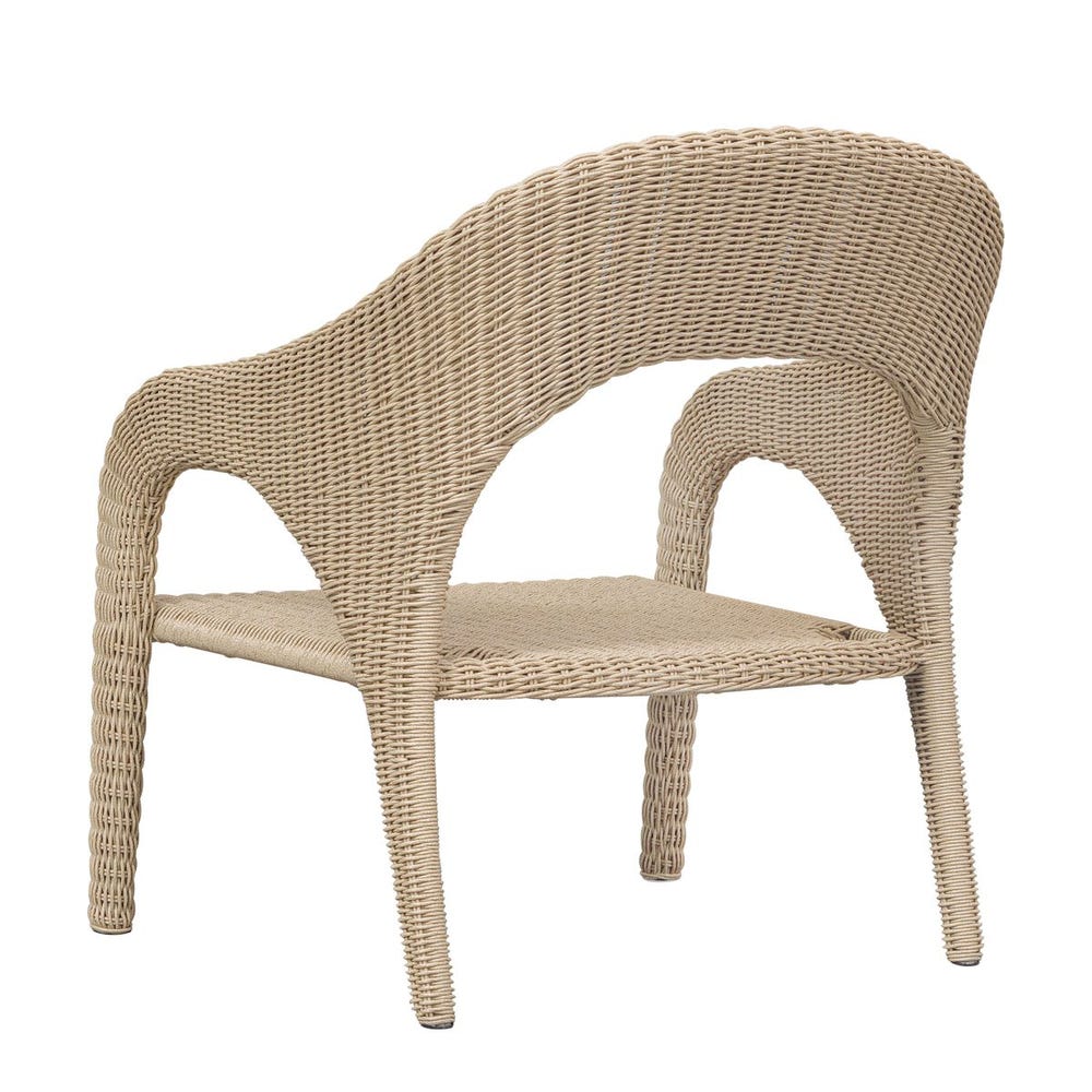 Avenue White All Weather Outdoor Lounge Chair