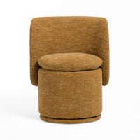 Catalina Modern Mustard Swivel Dining Chair