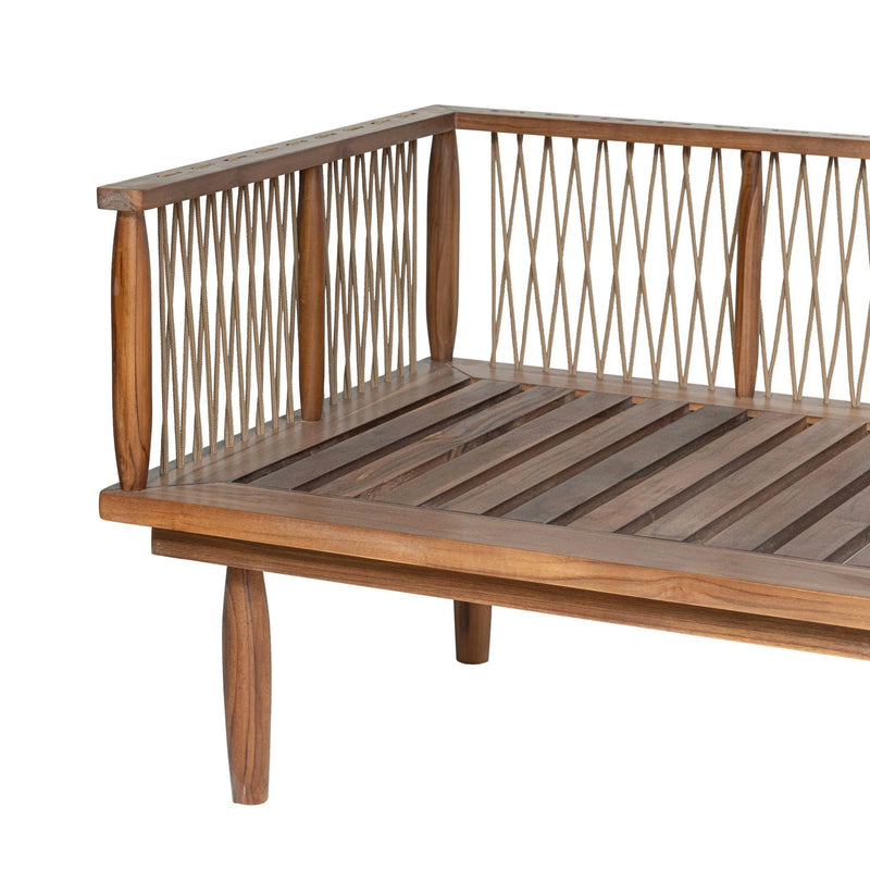 Amellia 64" Outdoor Teak Loveseat