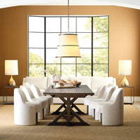 Reba Snow Linen Dining Chair
