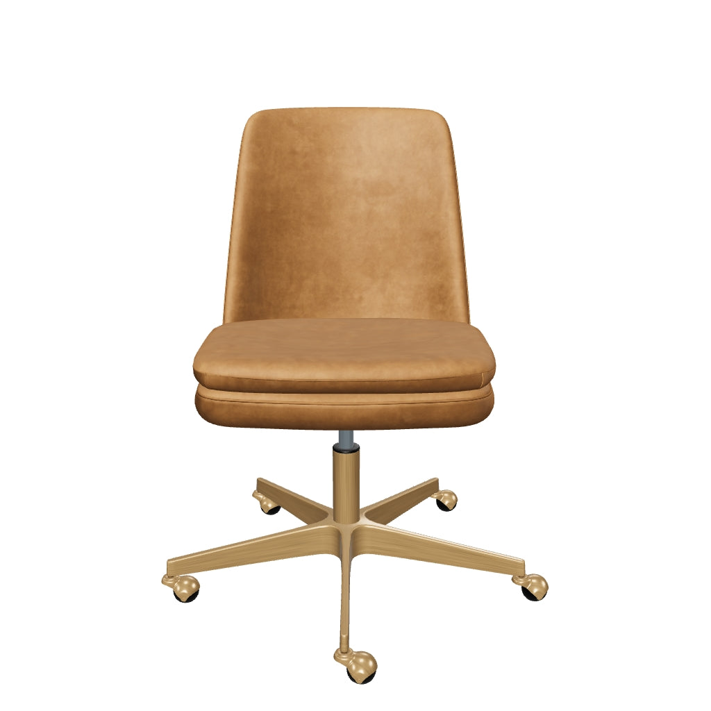 Berget Gold Sky & Gold Desk Chair