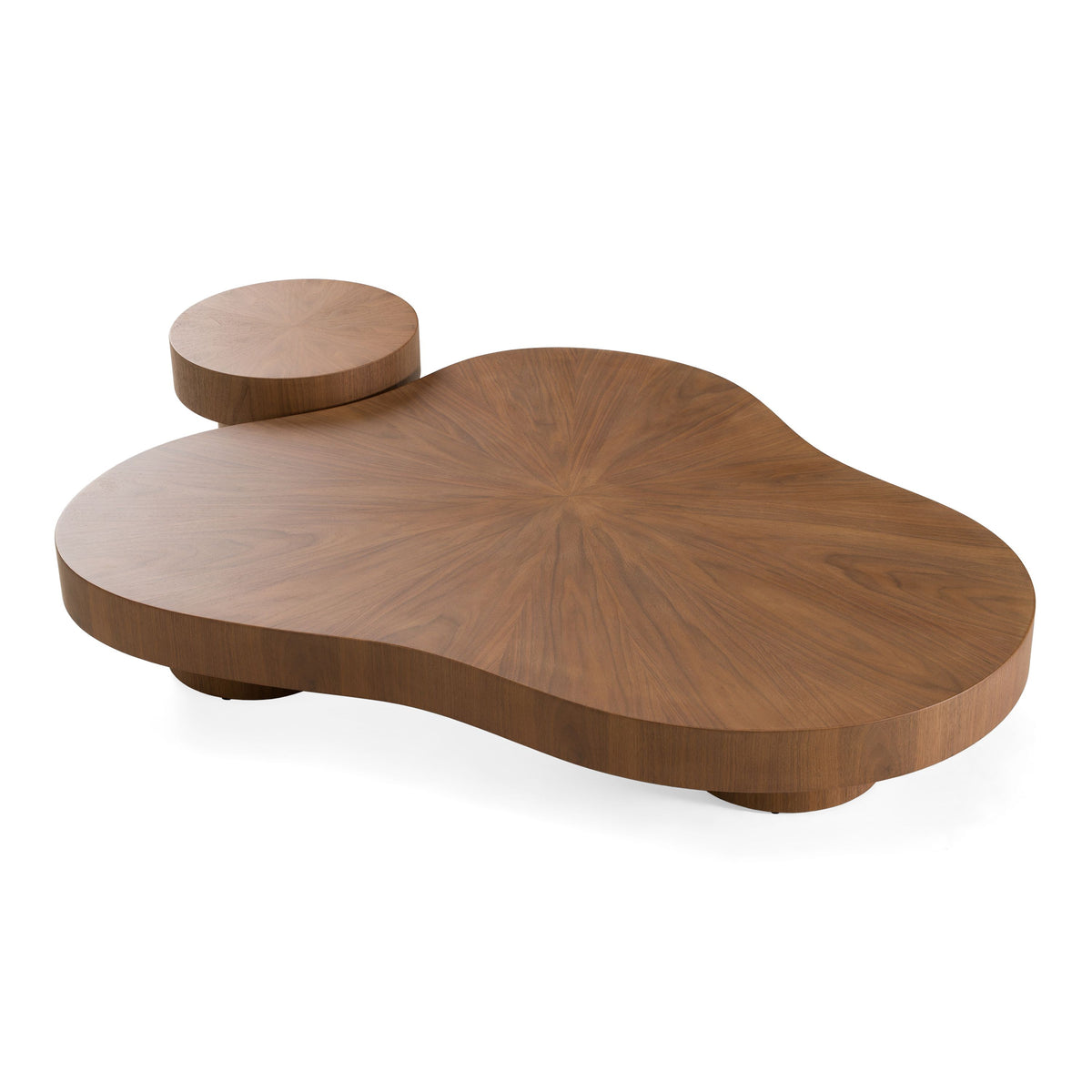 Penelope Modern Walnut Nesting Table Set