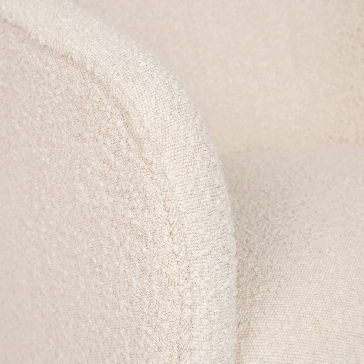 Vinita Cream Boucle Accent Chair