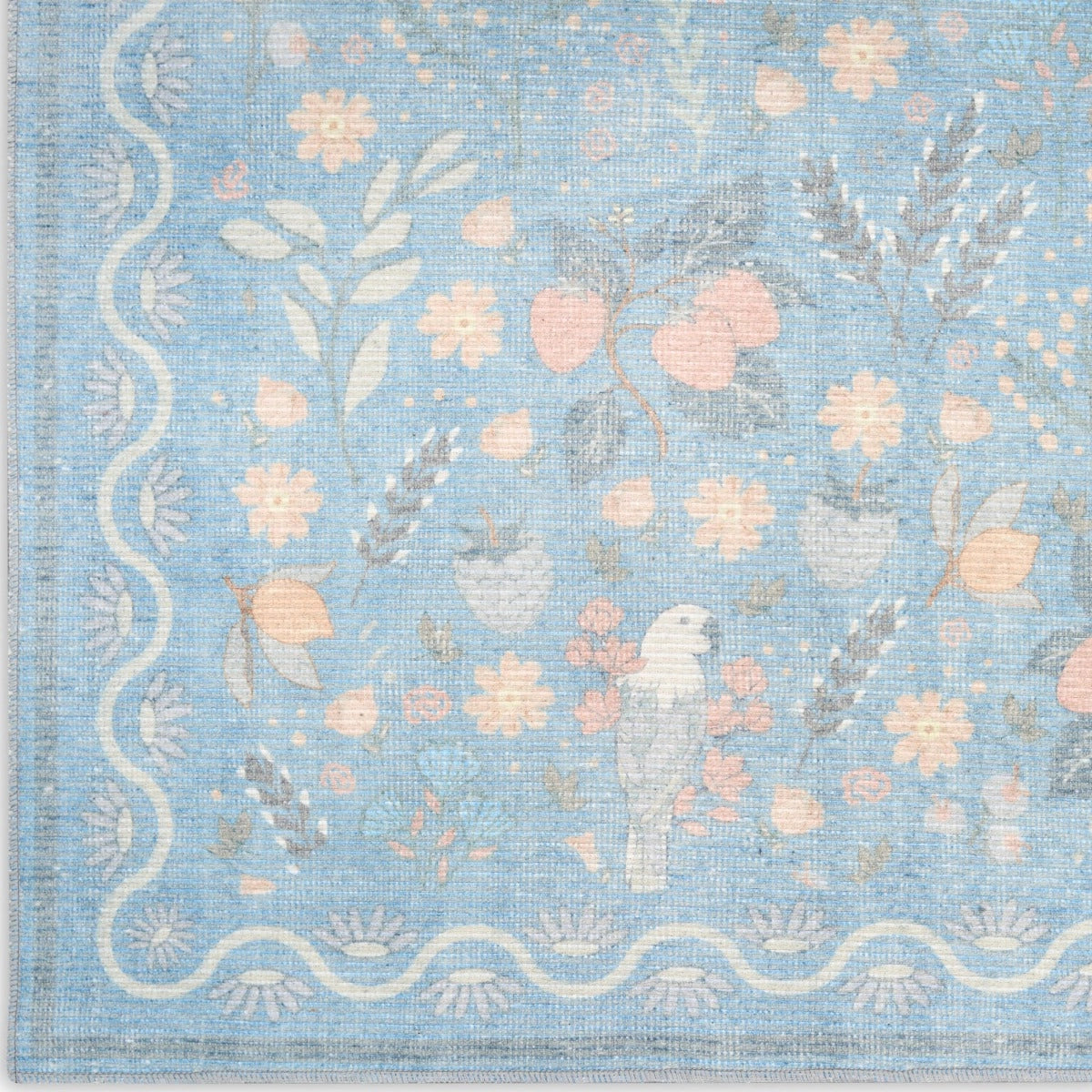 Elara Light Blue Multicolor Area Rug