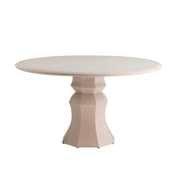 Kinsley 54" Light Beige Burl Dining Table