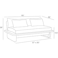 Fargo 65" Outdoor Settee
