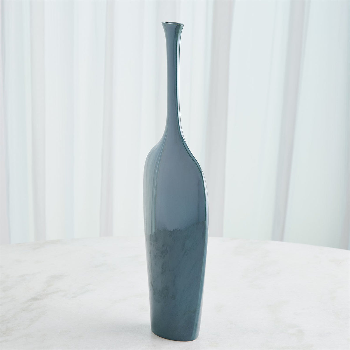 Silhouette Blue Ceramic Vase (3 Sizes Available)