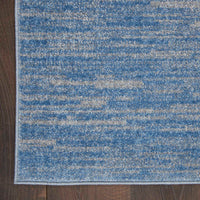 Ainslee Indoor/Outdoor Blue & Grey Area Rug - Elegance Collection