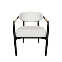 Marita Cream & Black Indoor/Outdoor Armchair