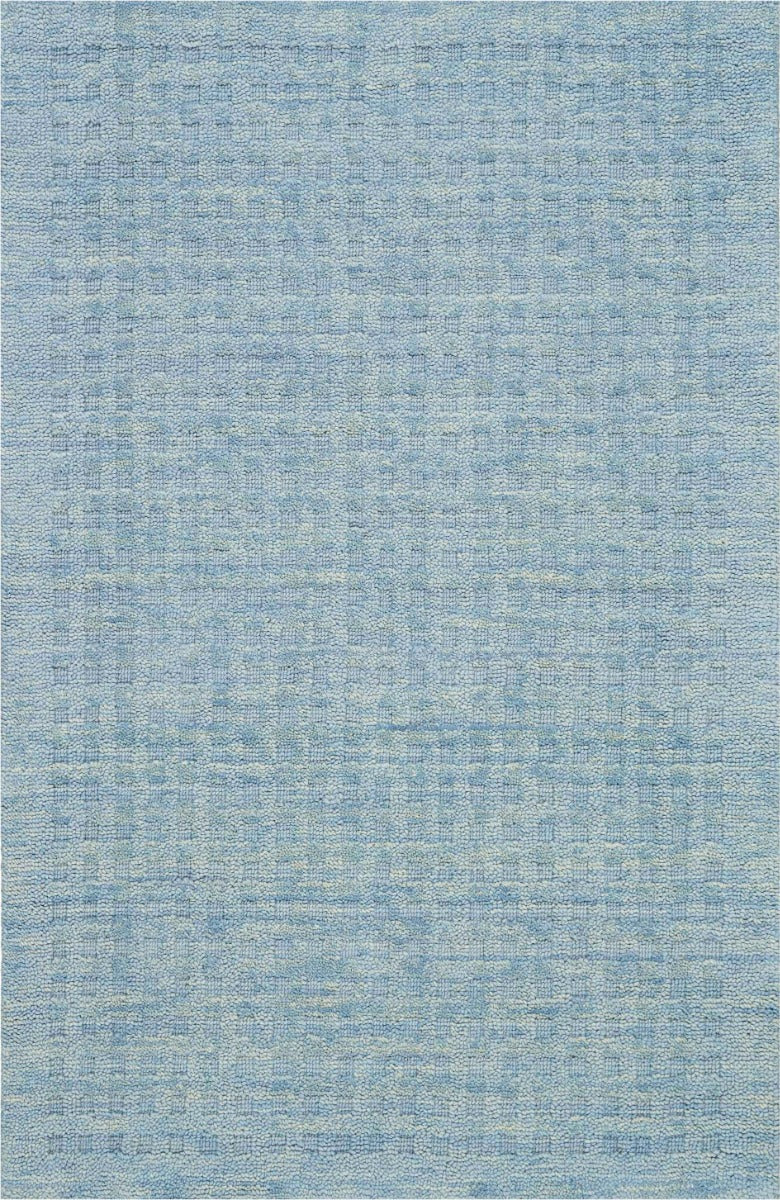 Melinda Sky Blue Wool Area Rug