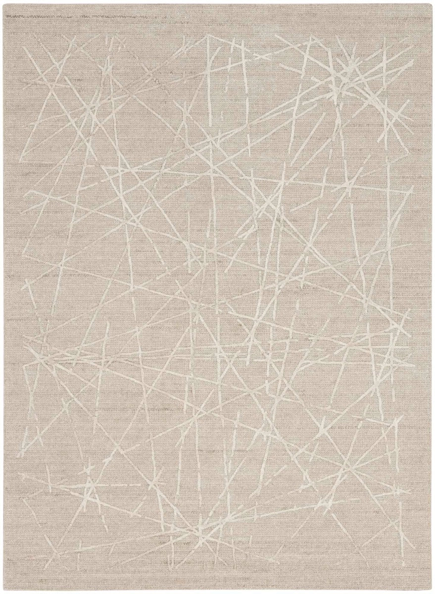 Alexis Modern Rrhythmic Taupe Area Rug