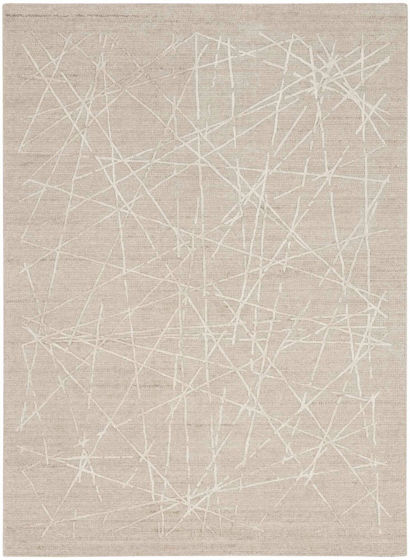 Alexis Modern Rrhythmic Taupe Area Rug