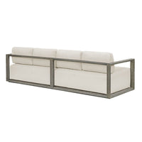 Richie 107" White & Weathered Grey Outdoor Sofa