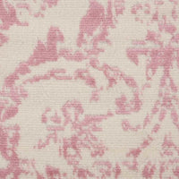 Southern Charm Ivory/Pink Demask Area Rug